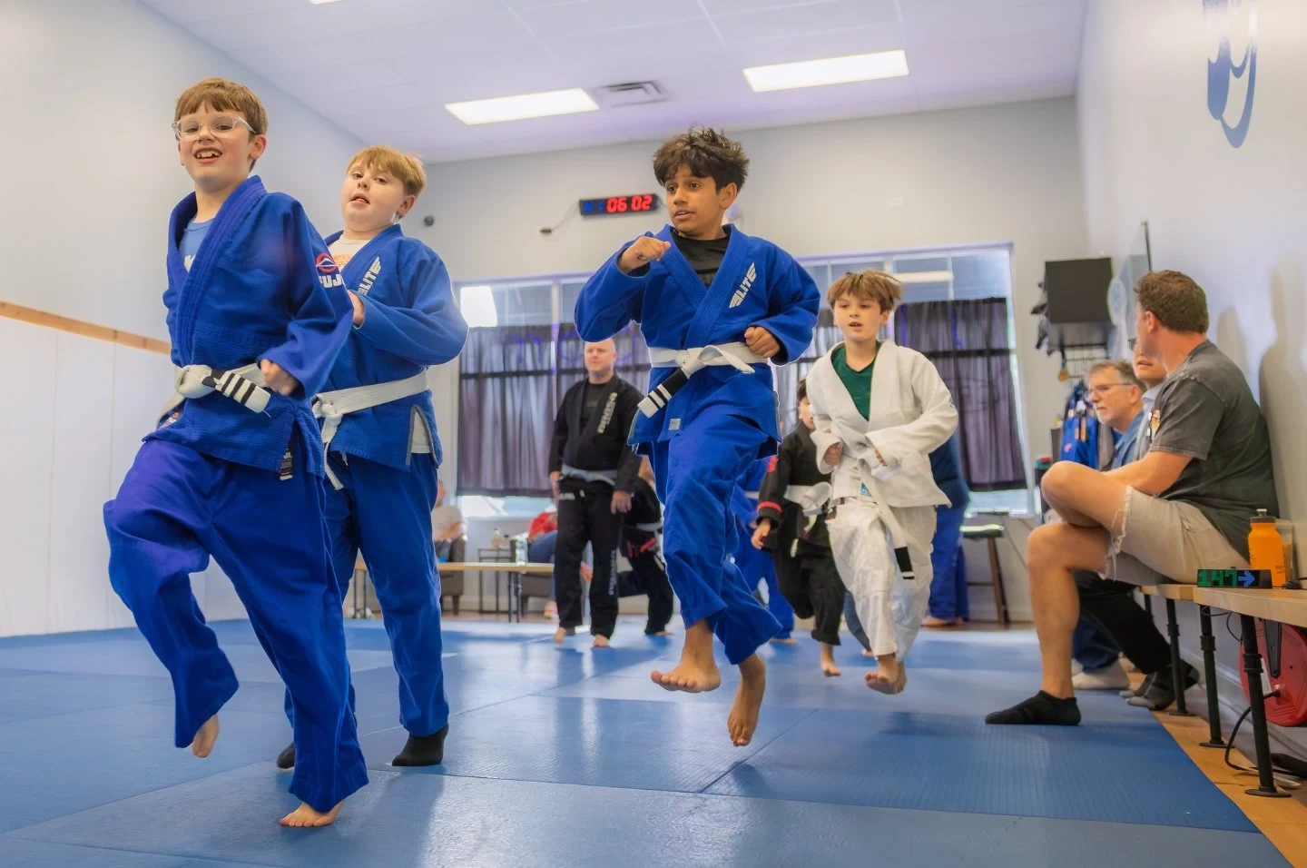 Training at Jits 56 Brazilian Jiu-Jitsu