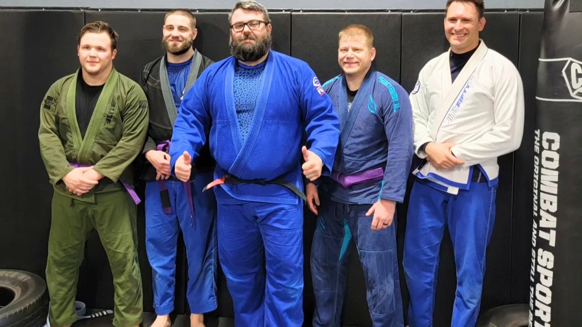 Adult Brazilian Jiu-Jitsu training