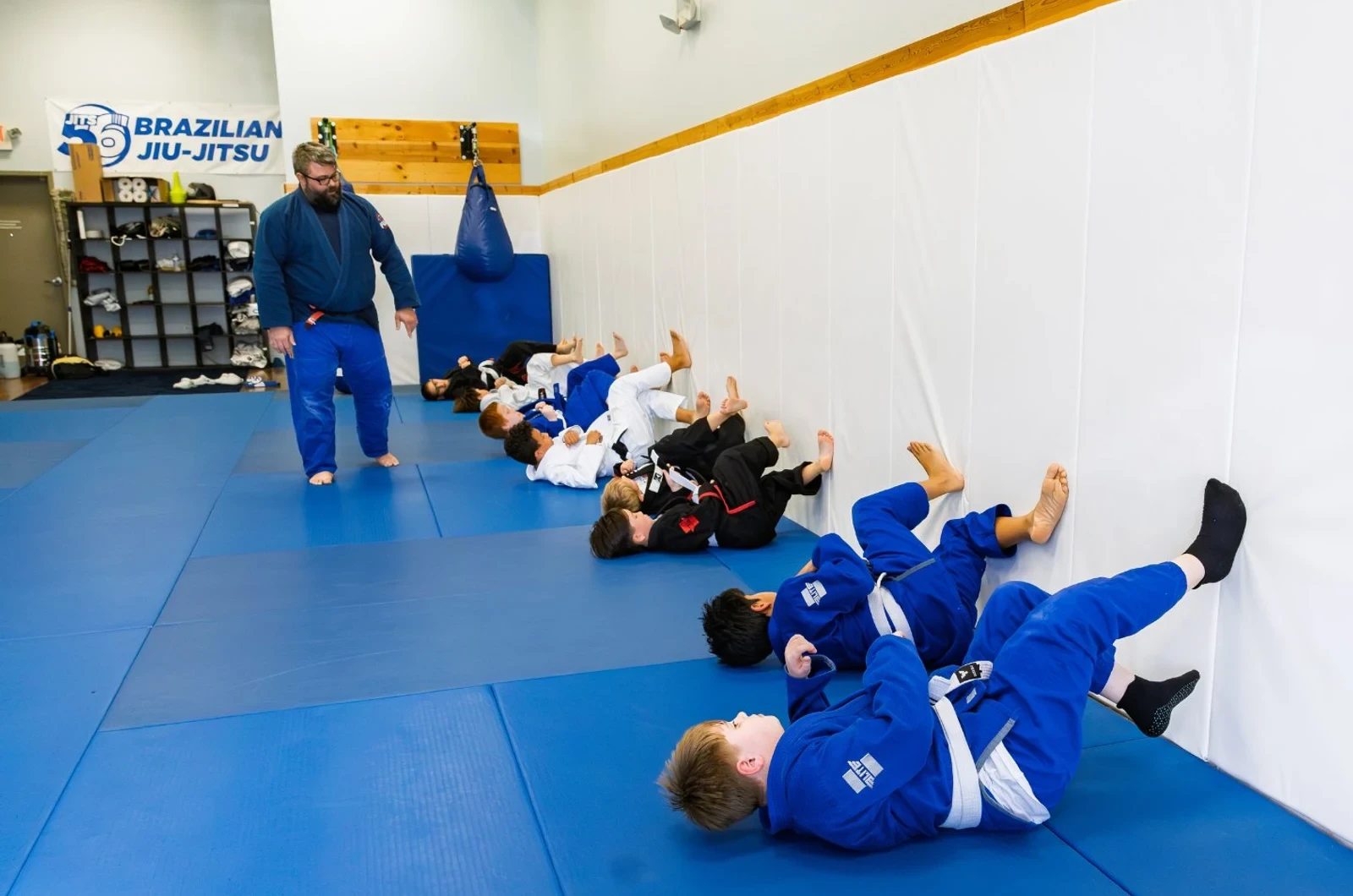 Kids martial arts discipline and focus